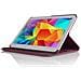 Custodia Per Tablet Compatibile Con Samsung Galaxy Tab 4 10.1 Zoll In Viola - Coperchio Protettivo Senza Auto Wake Up, Con Funzione Stand E Chiusura A Fascia Elastica - Foto miniatura 2