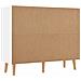 Credenza Bianco Lucido 90x30x72 cm in Legno Multistrato - Foto miniatura 2