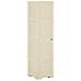 Armadietto In Plastica 40x43x164 Cm Effetto Legno Bianco - Foto miniatura 1