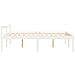 Letto per Anziani Bianco 135x190 cm Double in Legno di Pino - Foto miniatura 7