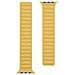 Cinturino 744 Originale Loop Leather Per Apple Watch 1-2-3-4-5-6-7-se 42 44 45mm Yellow - Foto miniatura 3