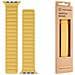 Cinturino 744 Originale Loop Leather Per Apple Watch 1-2-3-4-5-6-7-se 42 44 45mm Yellow - Foto miniatura 1