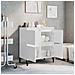 Credenza Bianca 60x35x70 Cm In Legno Multistrato - Foto miniatura 3
