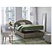 Letto Matrimoniale Consuelo, Letto Contenitore Con Rivestimento In Tessuto, 100% Made In Italy, Apertura Frontale, Adatto Per Materasso Cm 160x190, Tortora - Foto miniatura 4