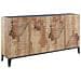 Credenza Ashley, Madia Da Cucina A 4 Ante, Buffet Da Soggiorno, 100% Made In Italy, Cm 160x40h82, Ardesia E Acero - Foto miniatura 2