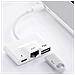 Adattatore Usb-c A Ethernet / Usb / Usb-c Compatto Plug And Play - Foto miniatura 2
