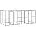 Gabbia Per Cani Da Esterno In Acciaio Zincato Con Tetto 9,68m - Foto miniatura 1