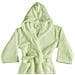Accappatoio Con Cappuccio In Morbida Spugna Mod. Sophie Tinta Unita Vari Colori S Salvia - Foto miniatura 3