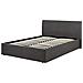 Letto Contenitore Tessuto Orbey 140 X 200 Cm Grigio - Foto miniatura 3
