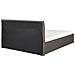Letto Contenitore Tessuto Orbey 140 X 200 Cm Grigio - Foto miniatura 7