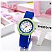 Orologio Quartz Per Bambini Impermeabile Modello Flex, Blu - Foto miniatura 3