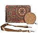 Pochette In Sughero, Collezione Mandalavibe, Chiusure A Zip - Foto miniatura 1