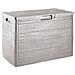 Baule Multiuso In Resina Da Interno Esterno Con Maniglie E Lucchettabile 77x44xh53 Cm Woody's160 - Foto miniatura 1