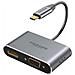 Adattatore Usb-c A Vga /hdmi Mediahub-c2 Trasmissione Video 4k, Modalità Estensione E Mirroring, Dissipatore Di Calore Incorporato - Foto miniatura 1