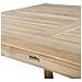 Salento - Tavolo Da Esterno Rettangolare In Legno Di Teak - Colore Naturale - 70 X 110 Cm - 4 Posti - Foto miniatura 4