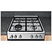 Cucina Elettrica HS67G2PMX 4 Fuochi a Gas Forno Elettrico Multifunzione Termoventilato Classe A+ 60 cm Colore Inox - Foto miniatura 8