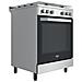 Cucina Elettrica HS67G2PMX 4 Fuochi a Gas Forno Elettrico Multifunzione Termoventilato Classe A+ 60 cm Colore Inox - Foto miniatura 4