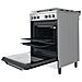 Cucina Elettrica HS67G2PMX 4 Fuochi a Gas Forno Elettrico Multifunzione Termoventilato Classe A+ 60 cm Colore Inox - Foto miniatura 5