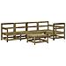 Set Salotto Da Giardino 6 Pz In Legno Impregnato Di Pino - Foto miniatura 2