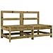 Set Salotto Da Giardino 6 Pz In Legno Impregnato Di Pino - Foto miniatura 3