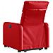 Poltrona Alzapersona Reclinabile Rosso In Similpelle - Foto miniatura 3