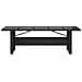 Tavolo da Giardino Piano in Vetro Nero 240x90x75 cm Polyrattan - Foto miniatura 4