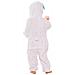Pigiama Per Bambini Kigurumi Onesie Costume Coniglio Blu 125-135 - Foto miniatura 2