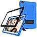 Custodia Per Samsung Galaxy Tab A7 10.4"" Armored Con Supporto Blu - Foto miniatura 3
