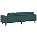 Set di divani Verde scuro Velluto - Foto miniatura 6