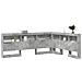Testata contenitore Grigio cemento 140 cm Legno multistrato - Foto miniatura 3