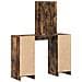 Toeletta con Luci LED Rovere Affumicato 102x33x135 cm - Foto miniatura 7