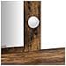 Toeletta con Luci LED Rovere Affumicato 102x33x135 cm - Foto miniatura 8