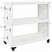Carrello per Attrezzi con lo scaffale Bianco 75 x 35 x 73 cm - Foto miniatura 1