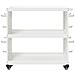 Carrello per Attrezzi con lo scaffale Bianco 75 x 35 x 73 cm - Foto miniatura 5