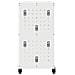 Carrello per Attrezzi con lo scaffale Bianco 75 x 35 x 73 cm - Foto miniatura 6