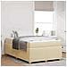 Struttura letto con materasso Crema 120 x 200 cm Tessuto - Foto miniatura 2