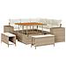 Set Divano da Giardino 8 pcs Beige polyrattan - Foto miniatura 1