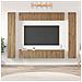 Set mobile TV 10 pcs rovere artigianale 30.5 x 30 x 90 cm - Foto miniatura 2
