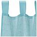 Tende in Voile con Tasche per Aste 2 pz Turchese - Foto miniatura 5