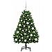 Albero di Natale artificiale Verde 120 cm PVC e Metallo - Foto miniatura 3