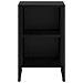 Comodino Rovere Nero 39.5 x 30 x 50 cm Legno multistrato - Foto miniatura 5