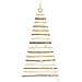 Albero di Natale Naturale 120 cm legno massiccio di frassino - Foto miniatura 1