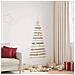 Albero di Natale Naturale 120 cm legno massiccio di frassino - Foto miniatura 3