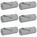 Coperte da Pile 6 pcs Grigio 270 x 240 cm Panno - Foto miniatura 1