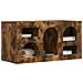 Mobile TV Rovere fumé 80 x 35 x 40 cm Legno multistrato - Foto miniatura 3