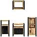 Set di mobili per il bagno 4 pcs Legno di mango massello - Foto miniatura 8