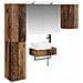 Set di mobili per il bagno 5 pcs Legno antico - Foto miniatura 1