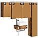 Set di mobili per il bagno 5 pcs Legno antico - Foto miniatura 7