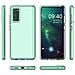 Custodia Trasparente In Tpu Con Cornice Colorata, Progettata Per Samsung Galaxy A72 4g, Colore Menta - Foto miniatura 2