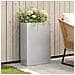Vaso da giardino Argento 40 x 20 x 75 cm Acciaio zincato - Foto miniatura 2
